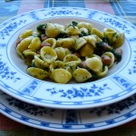 Orecchiette with Spinach and Beans