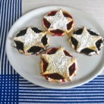 Cranberry Blueberry  StarTarts with Almond Crust 