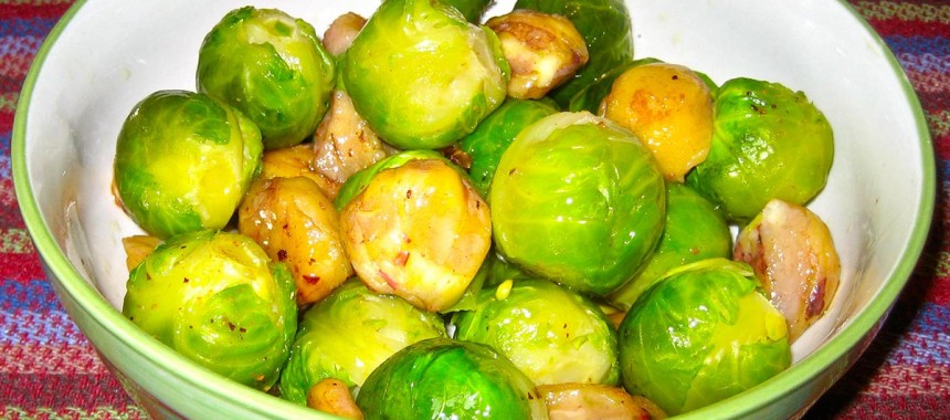 Brussel Sprouts with Chestnuts