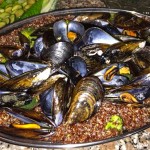 Mussels with quinoa 
