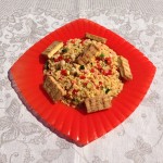 Couscous with Red Pepper Tofu 