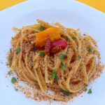 Spaghetti with Aglio, Olio and Peperoncino (garlic, olive oil and hot red pepper)