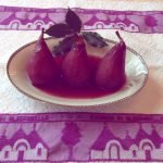 Wine Poached Pears 