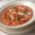 Risotto with Tomatoes and Provolone